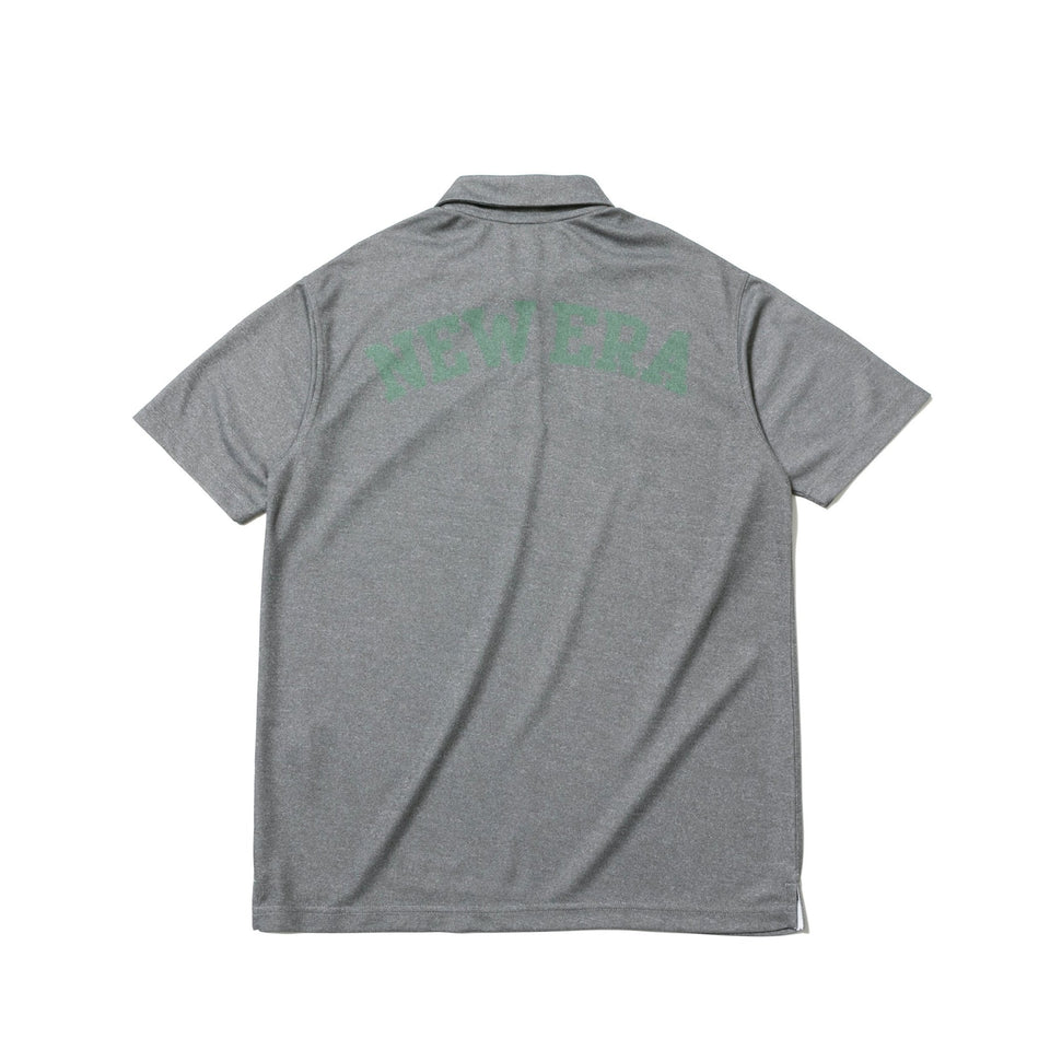 【ゴルフ】 ポロシャツ 鹿の子ポロ アーチロゴ ヘザーグレー - 12542721-S | NEW ERA ニューエラ公式オンラインストア