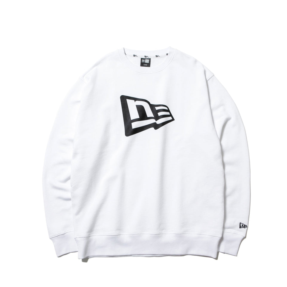 スウェット クルーネック フラッグロゴ ホワイト - 12542746-S | NEW ERA ニューエラ公式オンラインストア