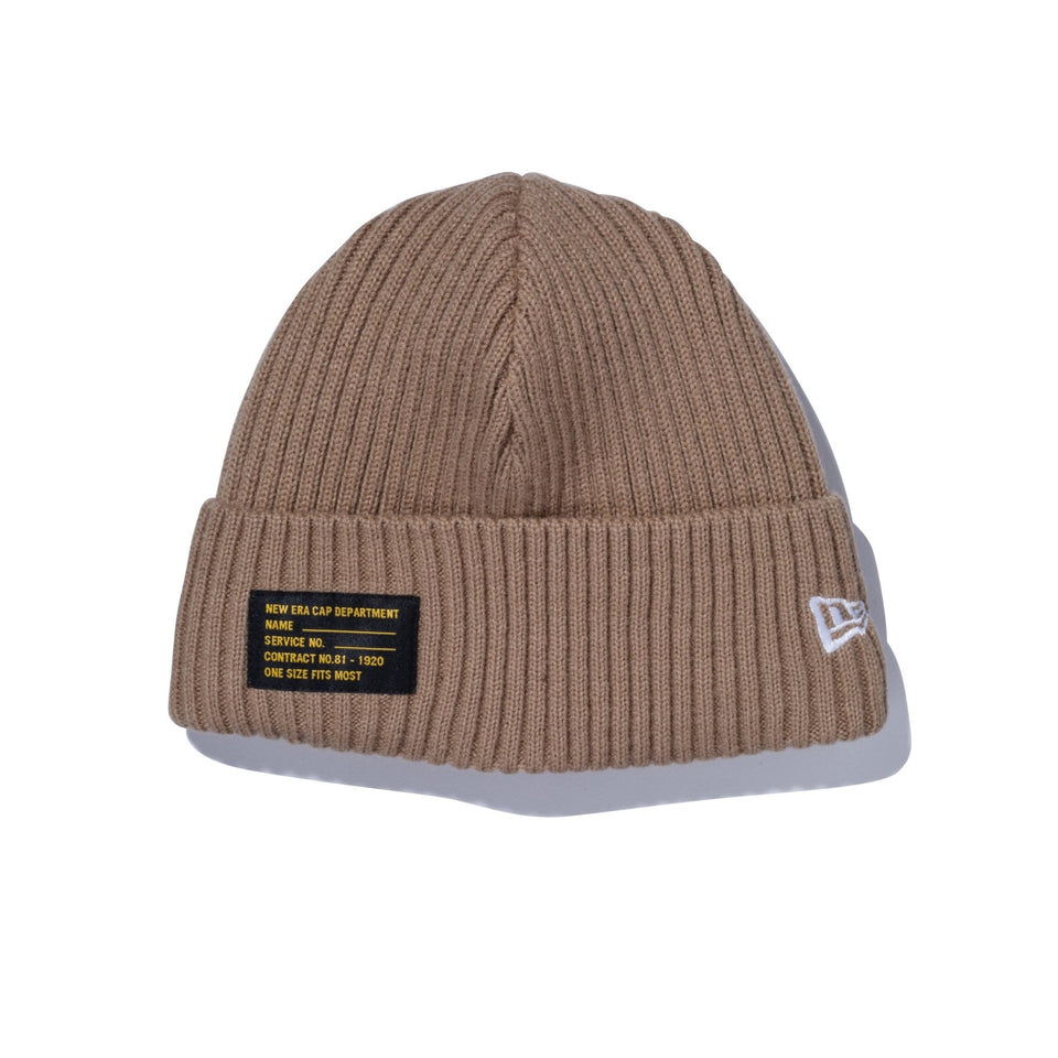 ミリタリーニット インナーフリース ウーブンパッチ ベージュ【ニューエラ アウトドア】 - 12551918-OSFM | NEW ERA ニューエラ公式オンラインストア