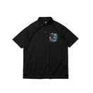 【ゴルフ】 半袖 ポケット ポロシャツ ボタンダウン ボタニカル ブラック - 12674328-S | NEW ERA ニューエラ公式オンラインストア