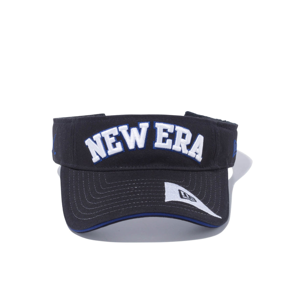【ゴルフ】 サンバイザー ストレッチ コットン ウォッシャブル アーチロゴ ブラック - 12674498-OSFM | NEW ERA ニューエラ公式オンラインストア