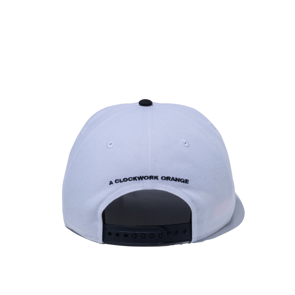 9FIFTY A CLOCKWORK ORANGE 時計じかけのオレンジ アートワーク ホワイト ブラックバイザー