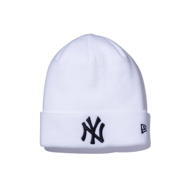 ベーシック カフニット チームロゴ ニューヨーク・ヤンキース ホワイト