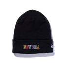 ベーシックカフニット カラフルロゴ ブラック - 12854552-OSFM | NEW ERA ニューエラ公式オンラインストア