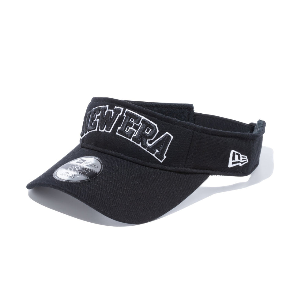 【ゴルフ】 サンバイザー スウェット アーチロゴ ブラック - 12855075-OSFM | NEW ERA ニューエラ公式オンラインストア