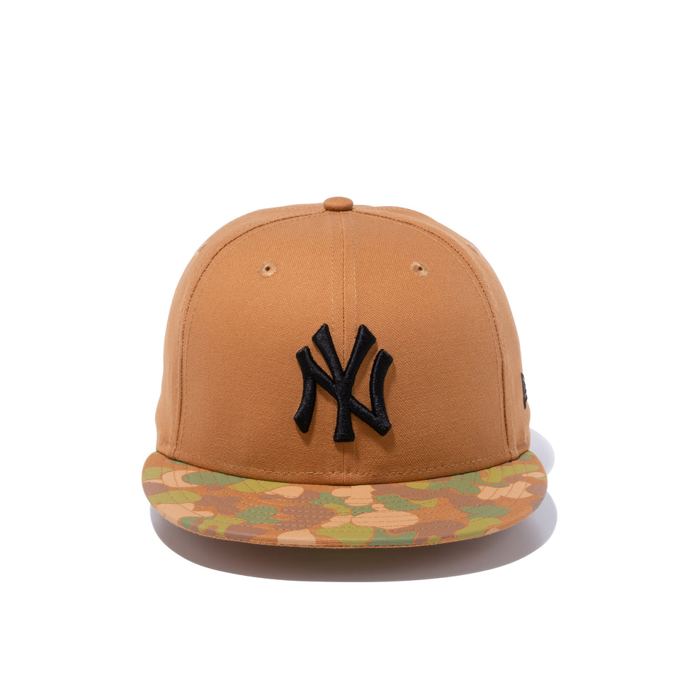 59FIFTY ダックキャンバス ニューヨーク・ヤンキース ダックタン カモプリントバイザー