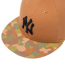 59FIFTY ダックキャンバス ニューヨーク・ヤンキース ダックタン カモプリントバイザー