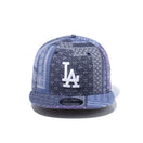 9FIFTY ペイズリー パッチワーク ロサンゼルス・ドジャース ブルーペイズリー