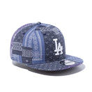 9FIFTY ペイズリー パッチワーク ロサンゼルス・ドジャース ブルーペイズリー