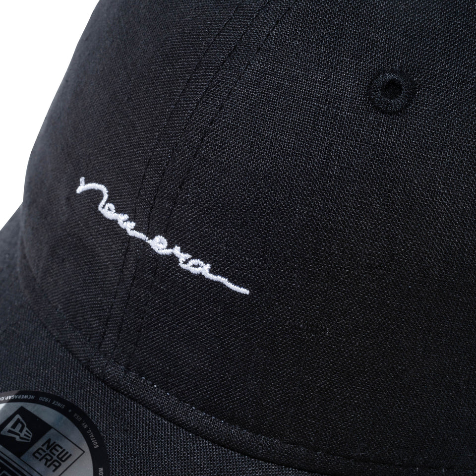 9THIRTY リネンシャンブレー new era ブラック