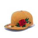 59FIFTY Rose Embroidery タン