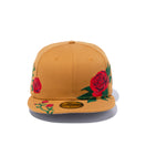 59FIFTY Rose Embroidery タン