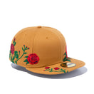 59FIFTY Rose Embroidery タン