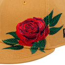 59FIFTY Rose Embroidery タン