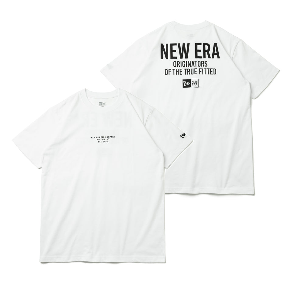 半袖 コットン Tシャツ Originators of the True Fitted ホワイト レギュラーフィット