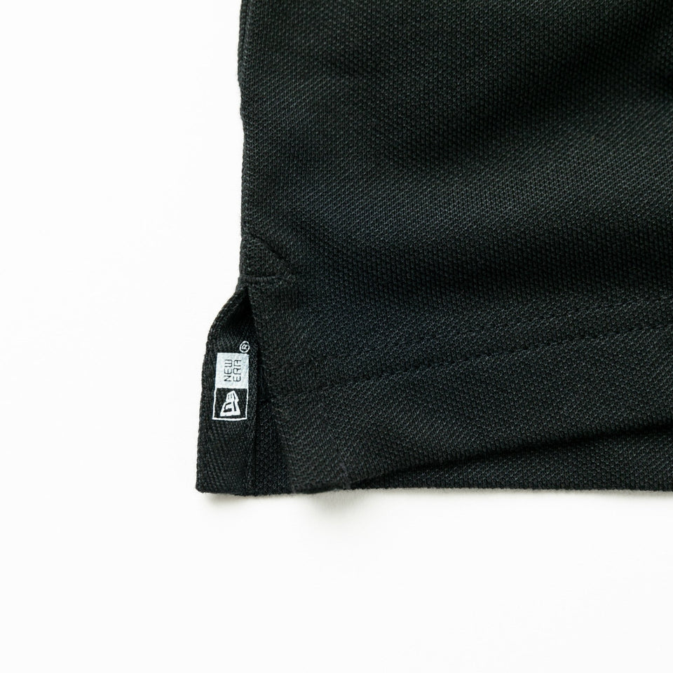 【ゴルフ】 半袖 ボタンダウン 鹿の子 ポロシャツ サークルロゴ ブラック - 13061593-S | NEW ERA ニューエラ公式オンラインストア
