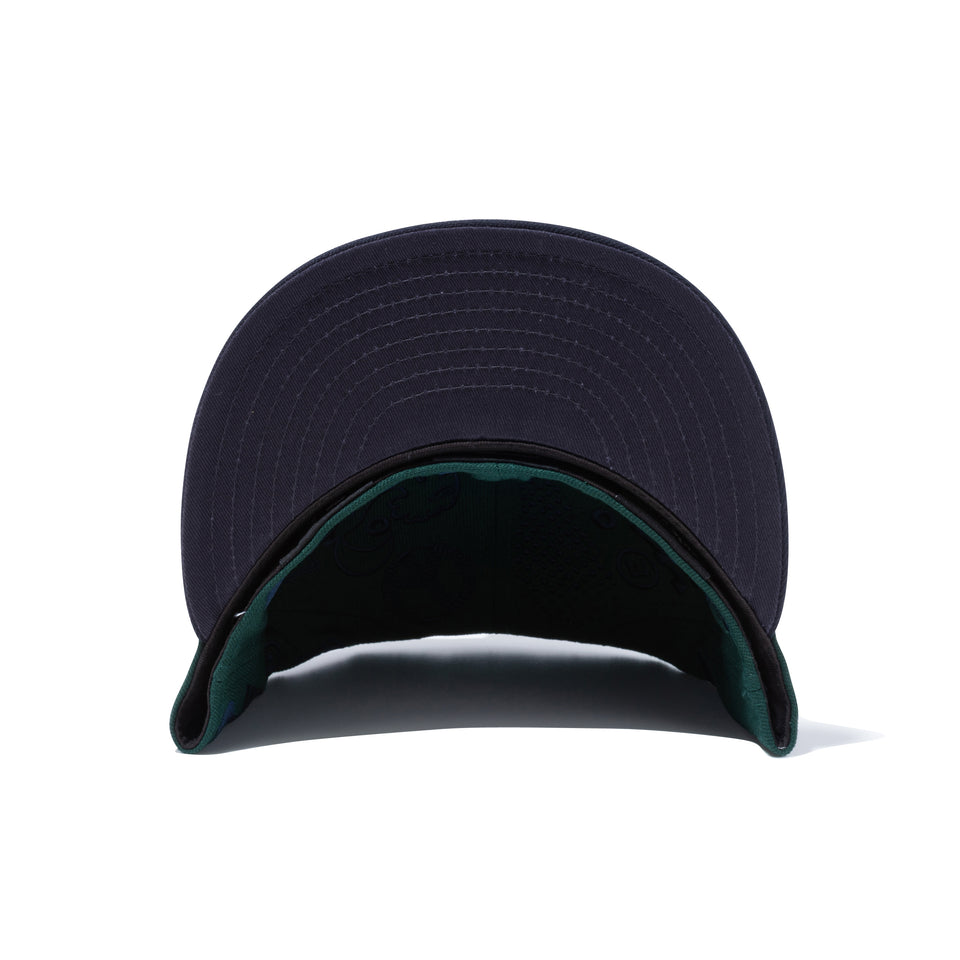59FIFTY ERIC ELMS エリック・エルムズ アートワーク ダークグリーン ネイビーバイザー