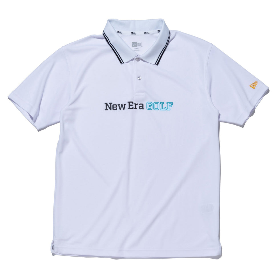 【ゴルフ】半袖 鹿の子 ポロシャツ クラシックロゴ ホワイト - 13272888-S | NEW ERA ニューエラ公式オンラインストア