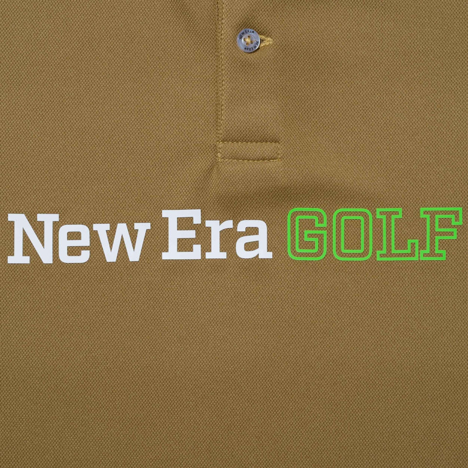 【ゴルフ】半袖 鹿の子 ポロシャツ クラシックロゴ カーキ - 13272889-S | NEW ERA ニューエラ公式オンラインストア
