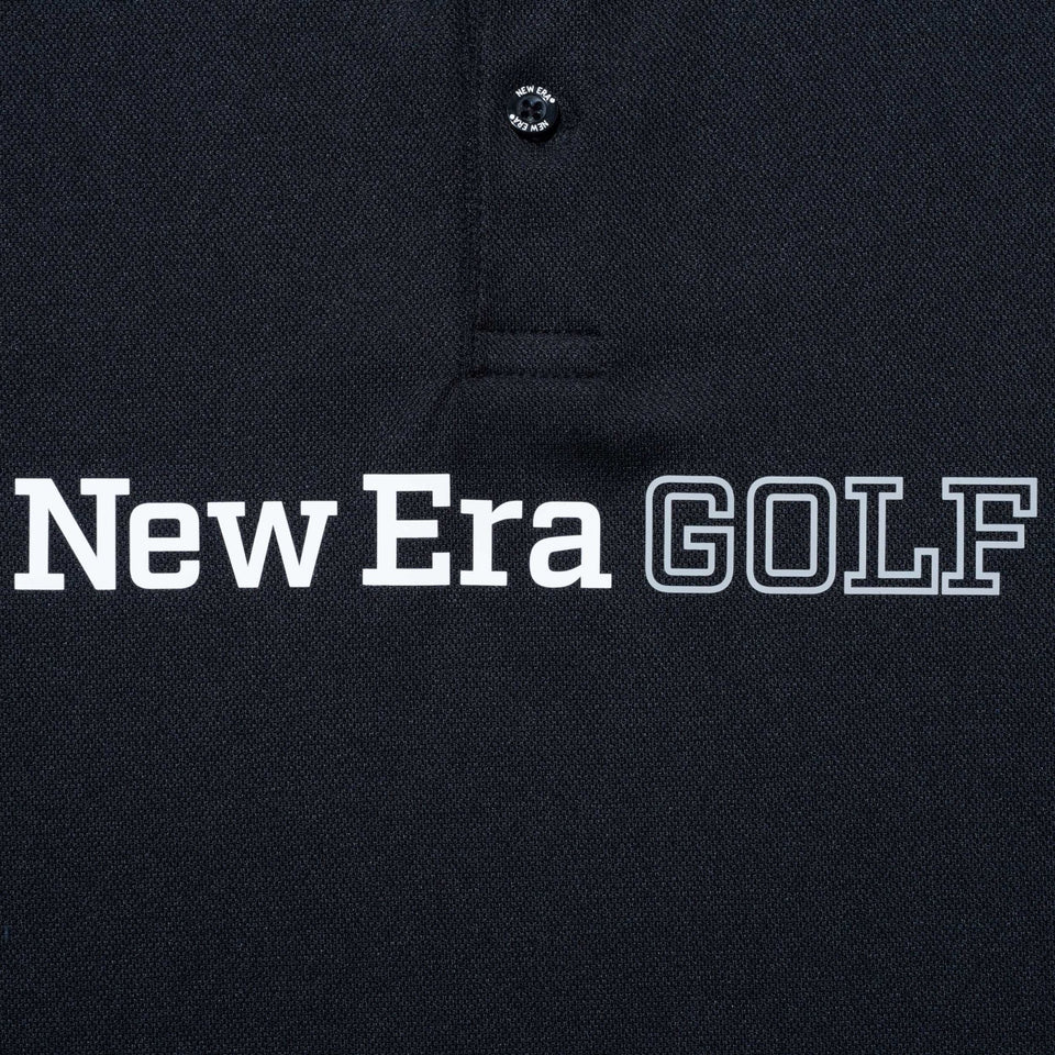 【ゴルフ】半袖 鹿の子 ポロシャツ クラシックロゴ ブラック - 13272890-S | NEW ERA ニューエラ公式オンラインストア