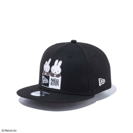 キッズ Youth 9FIFTY miffy ミッフィー ボックスロゴ ブラック