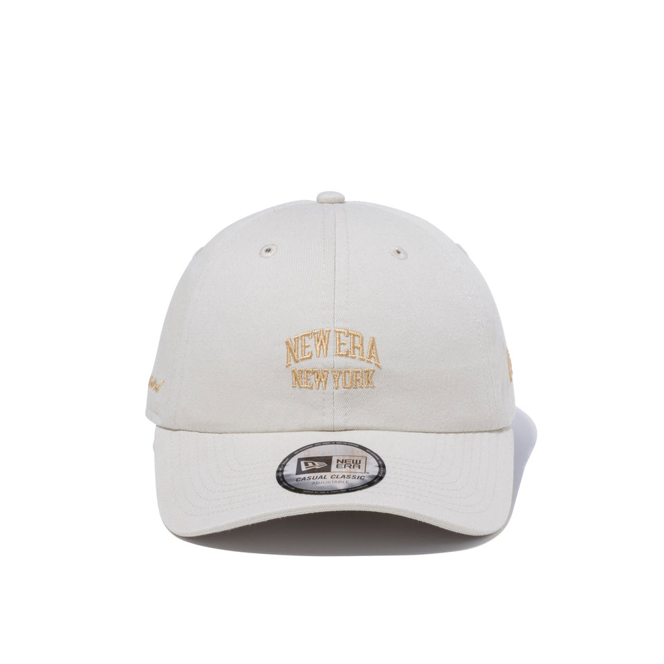 カジュアルクラシック College Logo カレッジロゴ NEW ERA NEW YORK ストーン