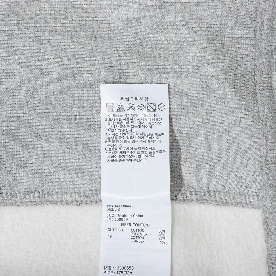 裏起毛 スウェット クルーネック ロサンゼルス・ドジャース ヘザーグレー - 13353861-S | NEW ERA ニューエラ公式オンラインストア