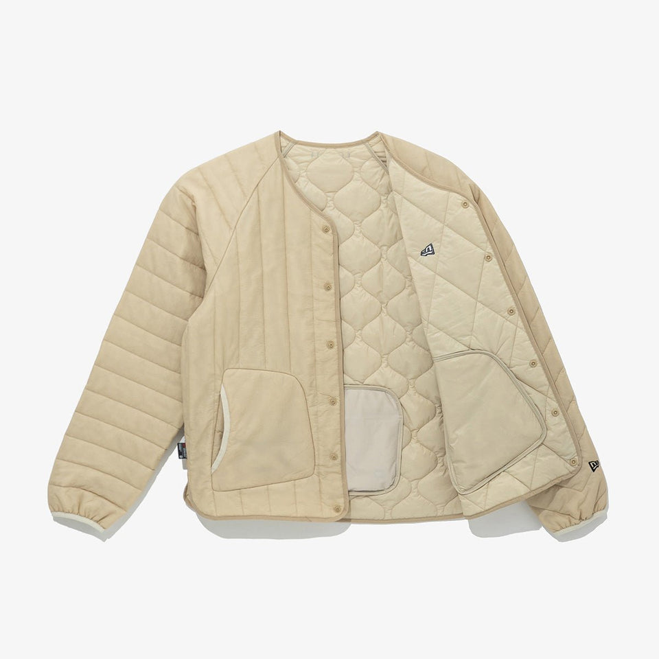 キルティングジャケット パッカブル ストーンベージュ | ニューエラ