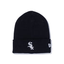 ベーシック カフニット コットン シカゴ・ホワイトソックス ブラック × スノーホワイト - 13518048-OSFM | NEW ERA ニューエラ公式オンラインストア