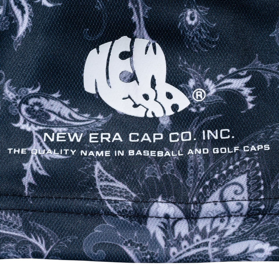 【ゴルフ】 鹿の子 ポロシャツ ペイズリー バーチカルロゴ ブラック - 13682115-S | NEW ERA ニューエラ公式オンラインストア