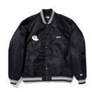 ナイロン バーシティージャケット スクリプトロゴ キャップロゴ ブラック - 13755402-S | NEW ERA ニューエラ公式オンラインストア