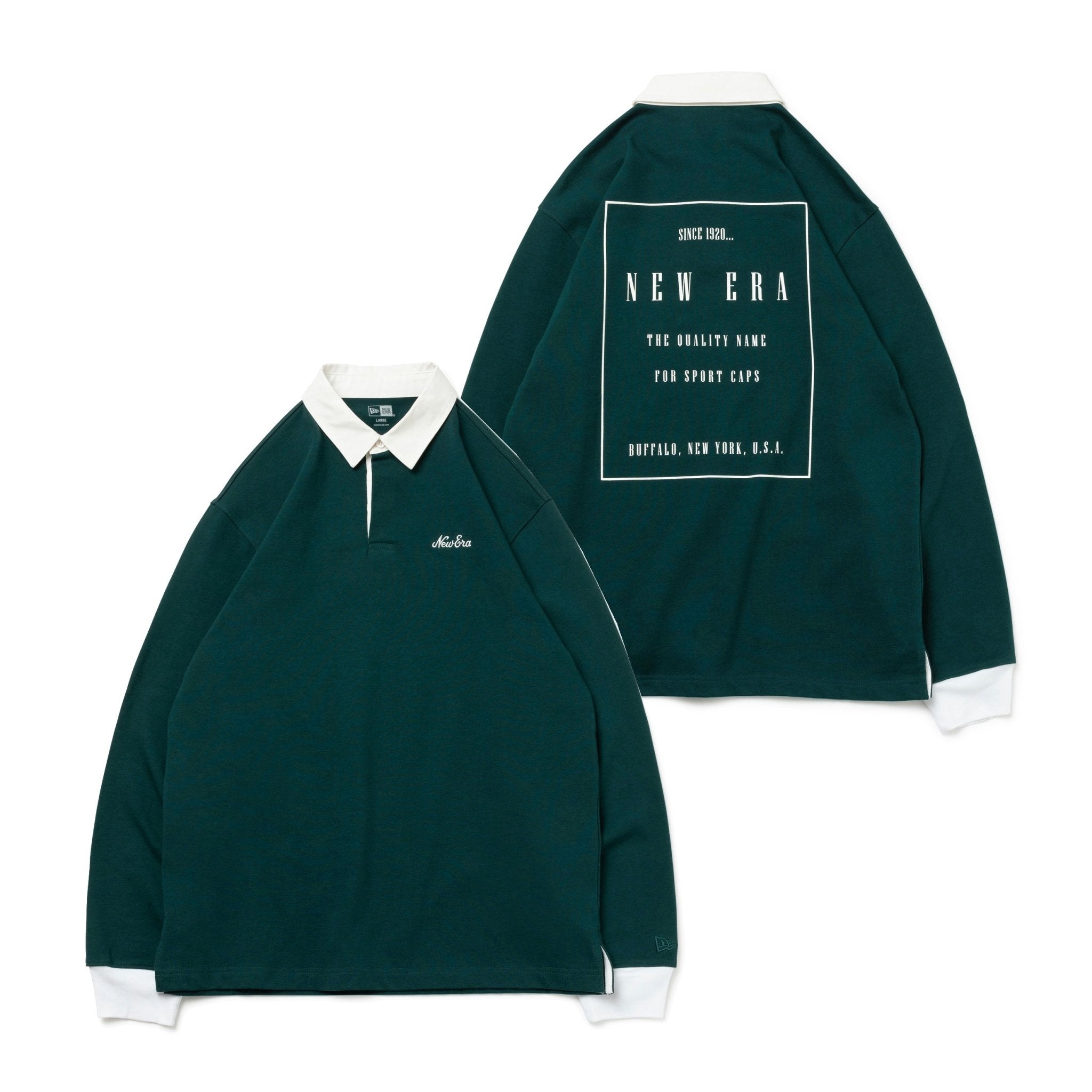 ゴルフ】 長袖 ラグビーシャツ ヘビーウェイト ダークグリーン ... Bess New York ベス ニューヨーク バッファロー シャツ