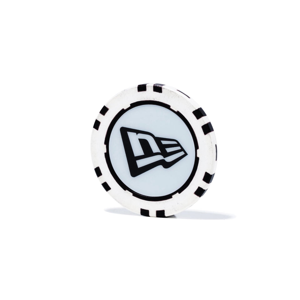 【ゴルフ】 チップマーカー フラッグロゴ ホワイト × ブラック - 14110183-OSFM | NEW ERA ニューエラ公式オンラインストア