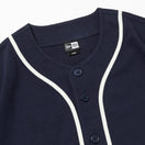 半袖 ヘビーウェイト コットン ベースボールシャツ ネイビー - 14122020-S | NEW ERA ニューエラ公式オンラインストア