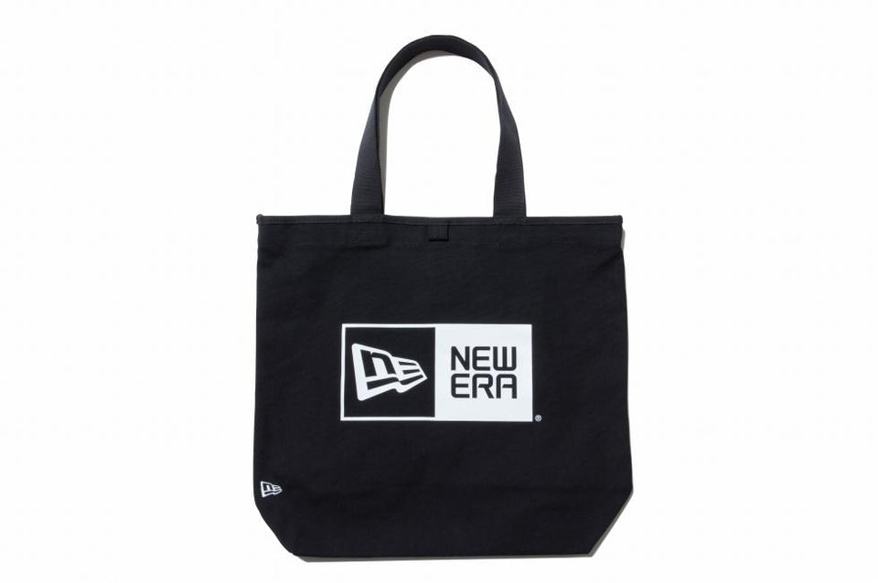 キャンバストート 14L ボックスロゴ ブラック × ホワイト - 11783340-OSFA | NEW ERA ニューエラ公式オンラインストア