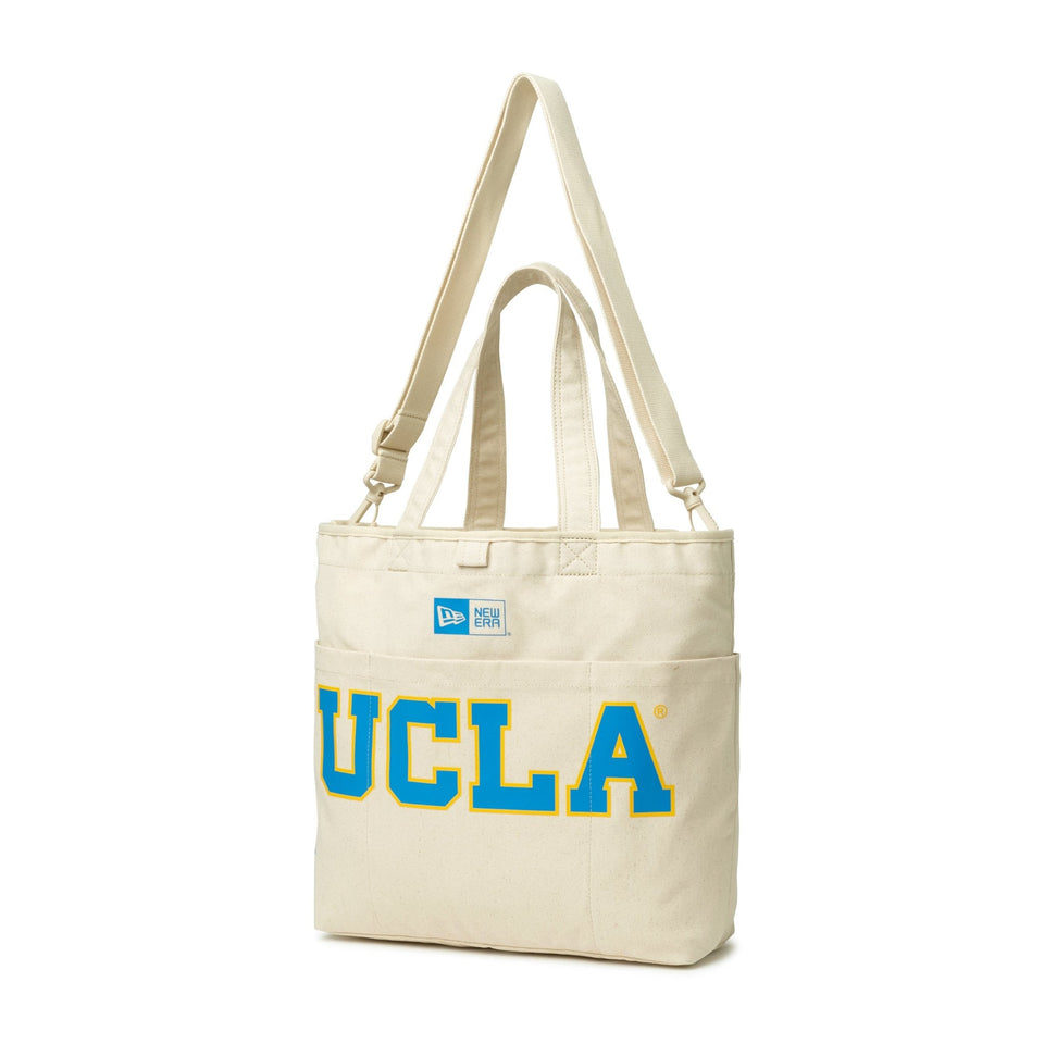 ユーティリティ キャンバストート 14L UCLA ナチュラル × マリンブルー メリットゴールド - 13529449-OSFM | NEW ERA ニューエラ公式オンラインストア