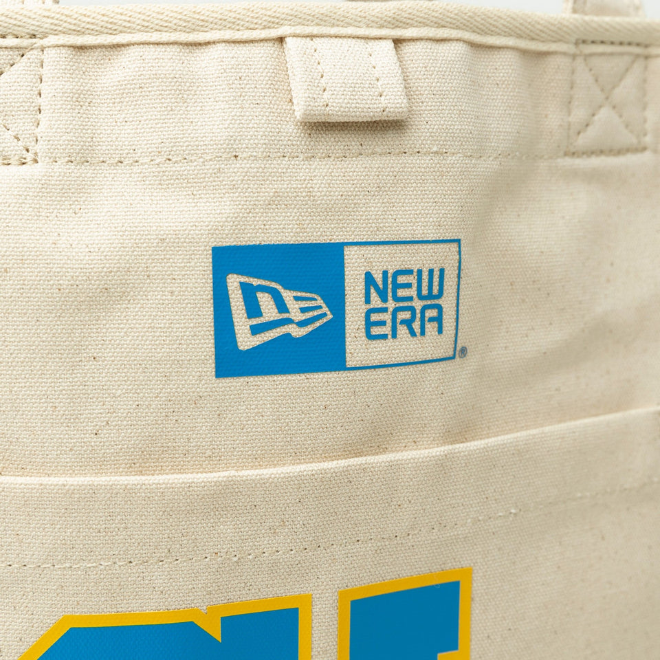 ユーティリティ キャンバストート 14L UCLA ナチュラル × マリンブルー メリットゴールド - 13529449-OSFM | NEW ERA ニューエラ公式オンラインストア