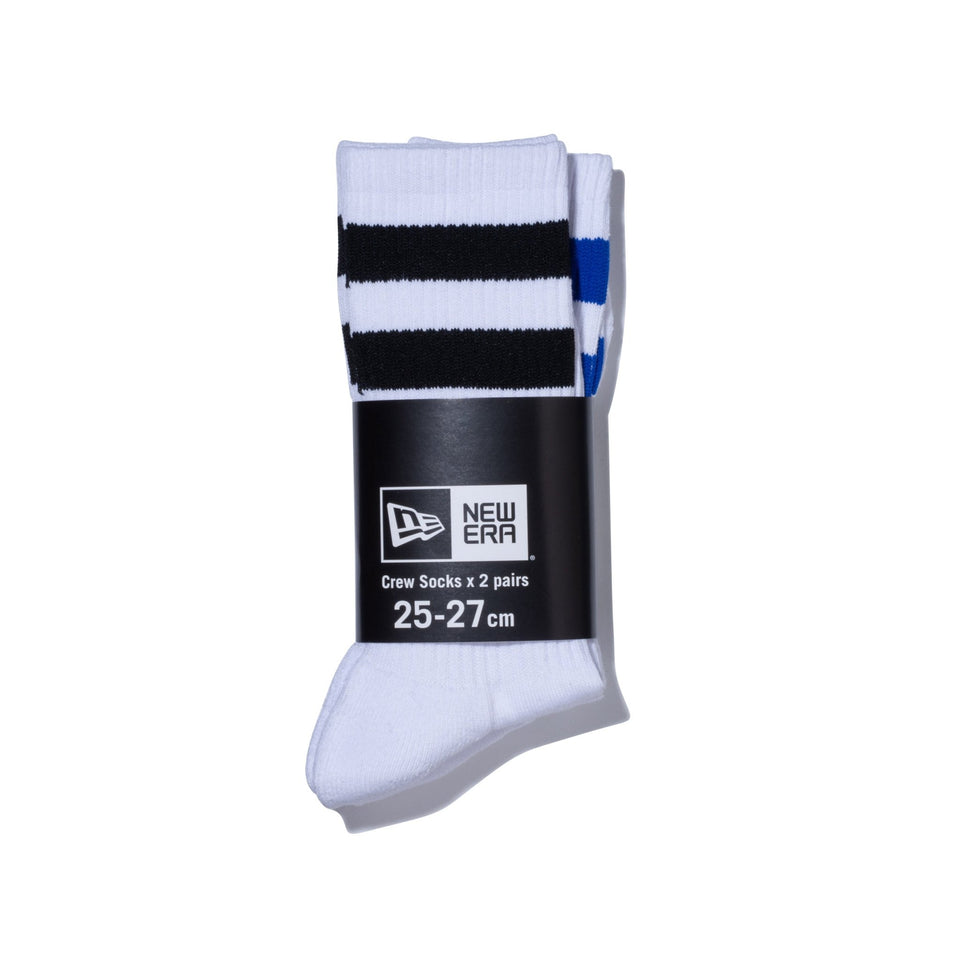 ソックス クルー 2ペア ライン フラッグロゴ エンブロイダリー マルチ - 13517764-2123 | NEW ERA ニューエラ公式オンラインストア