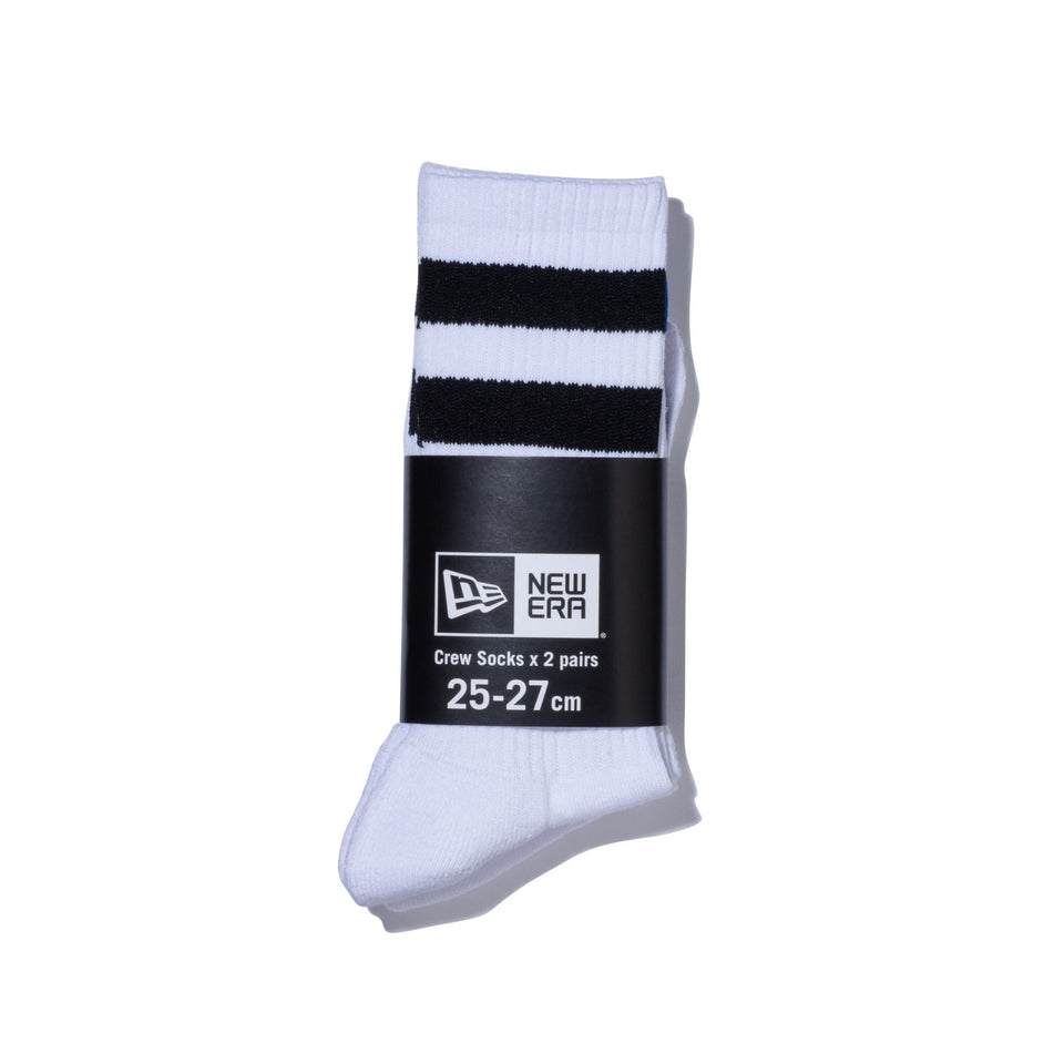 ソックス クルー 2ペア ライン フラッグロゴ エンブロイダリー マルチ - 13517764-2123 | NEW ERA ニューエラ公式オンラインストア