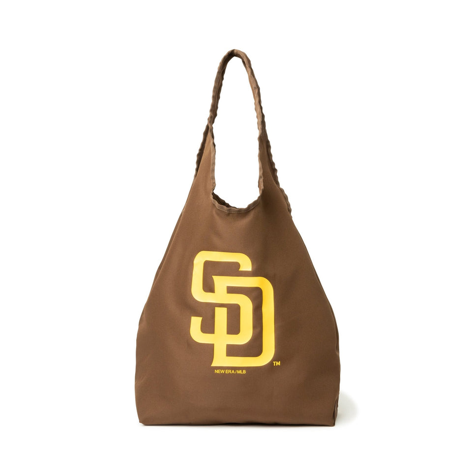 エコトートバッグ 22L パッカブル サンディエゴ・パドレス ブラウン - 13772552-OSFM | NEW ERA ニューエラ公式オンラインストア