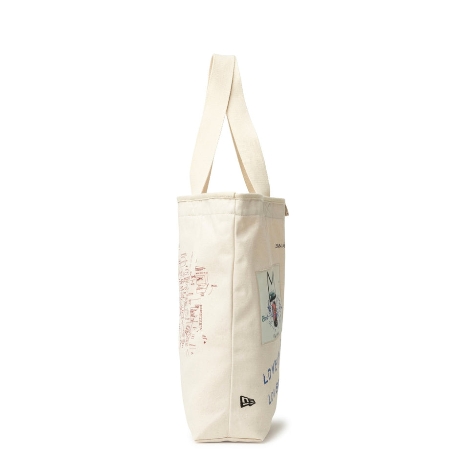 キャンバストート 22L JEAN MICHEL BASQUIAT ジャン=ミシェル・バスキア LOVE IS A LIE LOVER=LIAR アイボリー - 13772568-OSFM | NEW ERA ニューエラ公式オンラインストア
