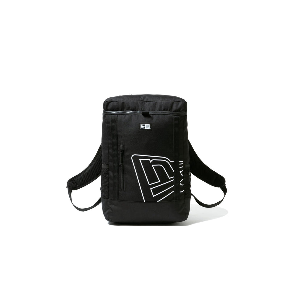 NEW ERA ボックスパック ミディアム 25L プリントロゴ ブラック