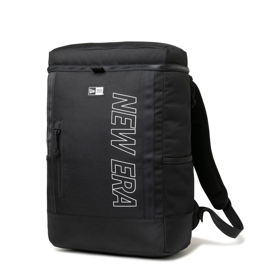 NEW ERA ボックスパック ミディアム 25L プリントロゴ ブラック