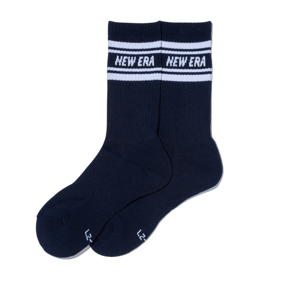 ソックス クルー 3ペア ライン ネイビー - 13517762-2123 | NEW ERA ニューエラ公式オンラインストア