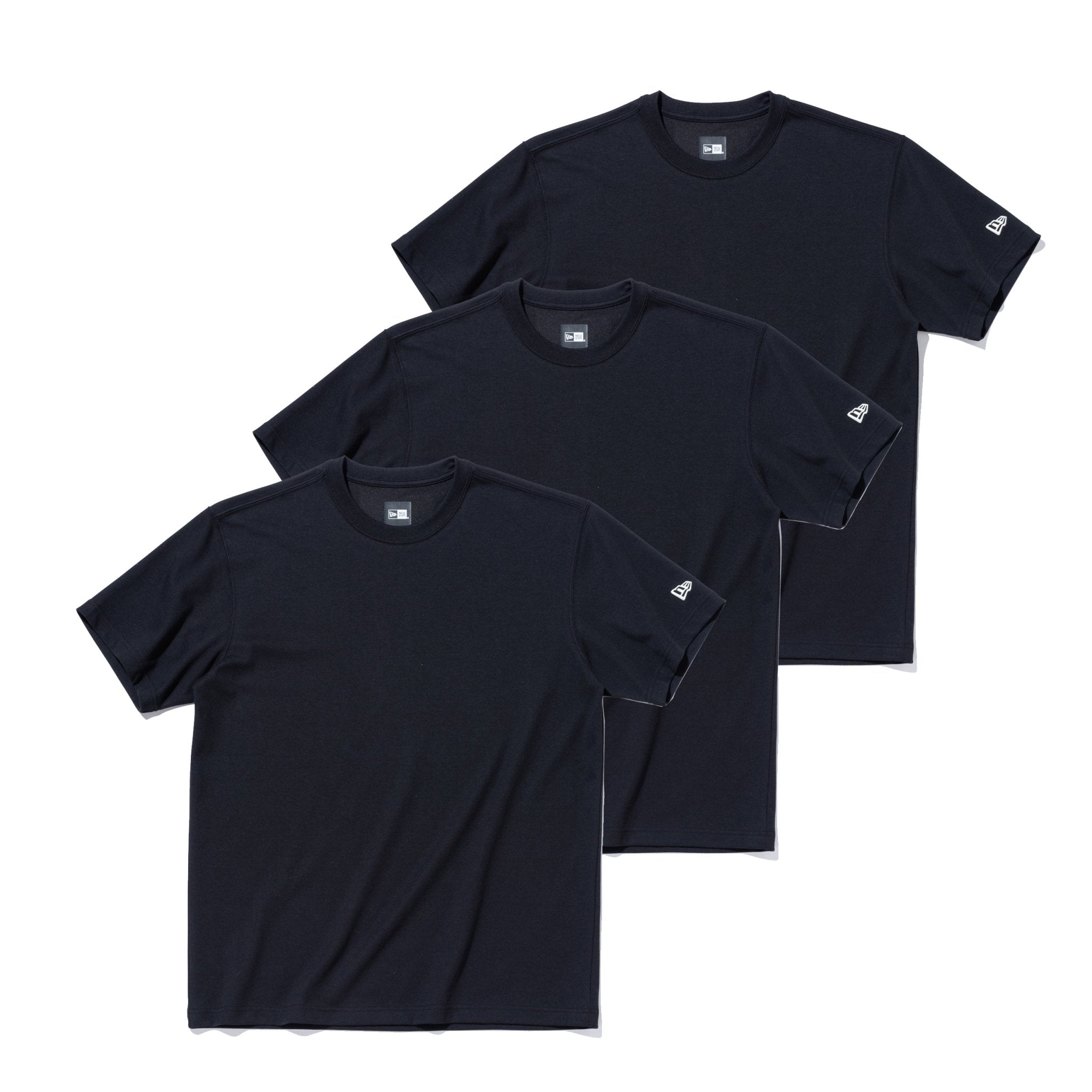 3-Pack 半袖 パフォーマンス Tシャツ ブラック | ニューエラ ...