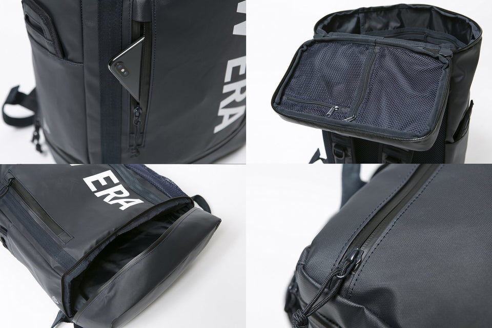 ボックスパック 32L プリントロゴ TPUネイビー × ホワイト - 12326107-OSFA | NEW ERA ニューエラ公式オンラインストア