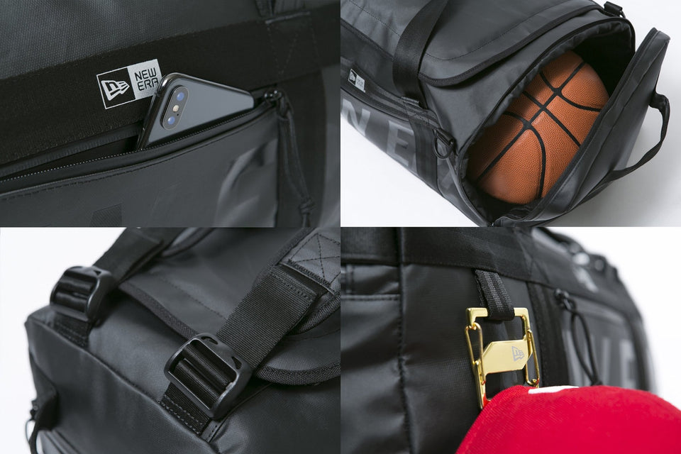 クラブ ダッフルバッグ ミディアム 38L 2ウェイ プリントロゴ