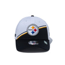 39THIRTY NFL SIDE LINE 2023 ピッツバーグ・スティーラーズ ホワイト × ブラック グレーアンダーバイザー - 13717096-SM | NEW ERA ニューエラ公式オンラインストア
