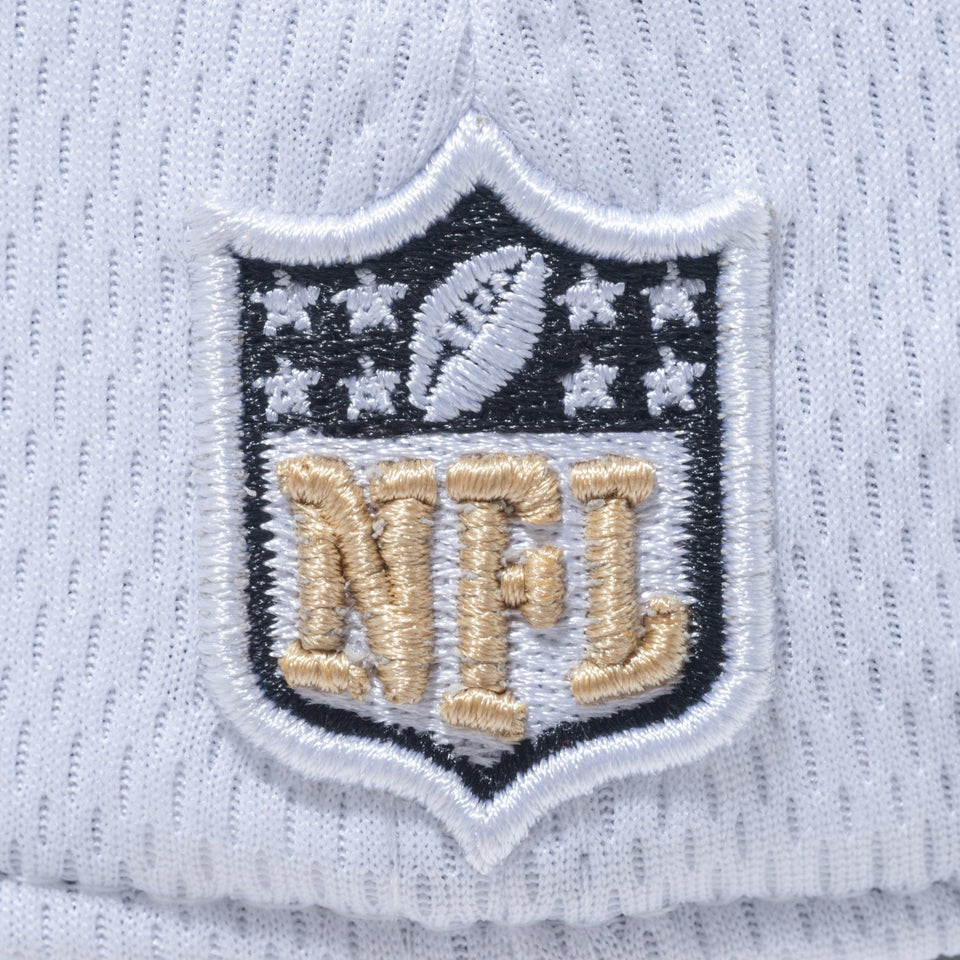 39THIRTY NFL SIDE LINE 2023 ニューオーリンズ・セインツ ホワイト × ブラック グレーアンダーバイザー - 13717100-SM | NEW ERA ニューエラ公式オンラインストア