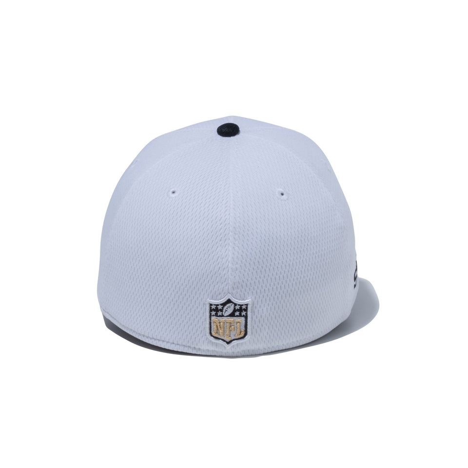 39THIRTY NFL SIDE LINE 2023 ニューオーリンズ・セインツ ホワイト × ブラック グレーアンダーバイザー - 13717100-SM | NEW ERA ニューエラ公式オンラインストア